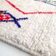 Moroccan Berber carpet azilal ecru with colorful patterns 232x162cm
