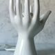 White ceramic hand lamp