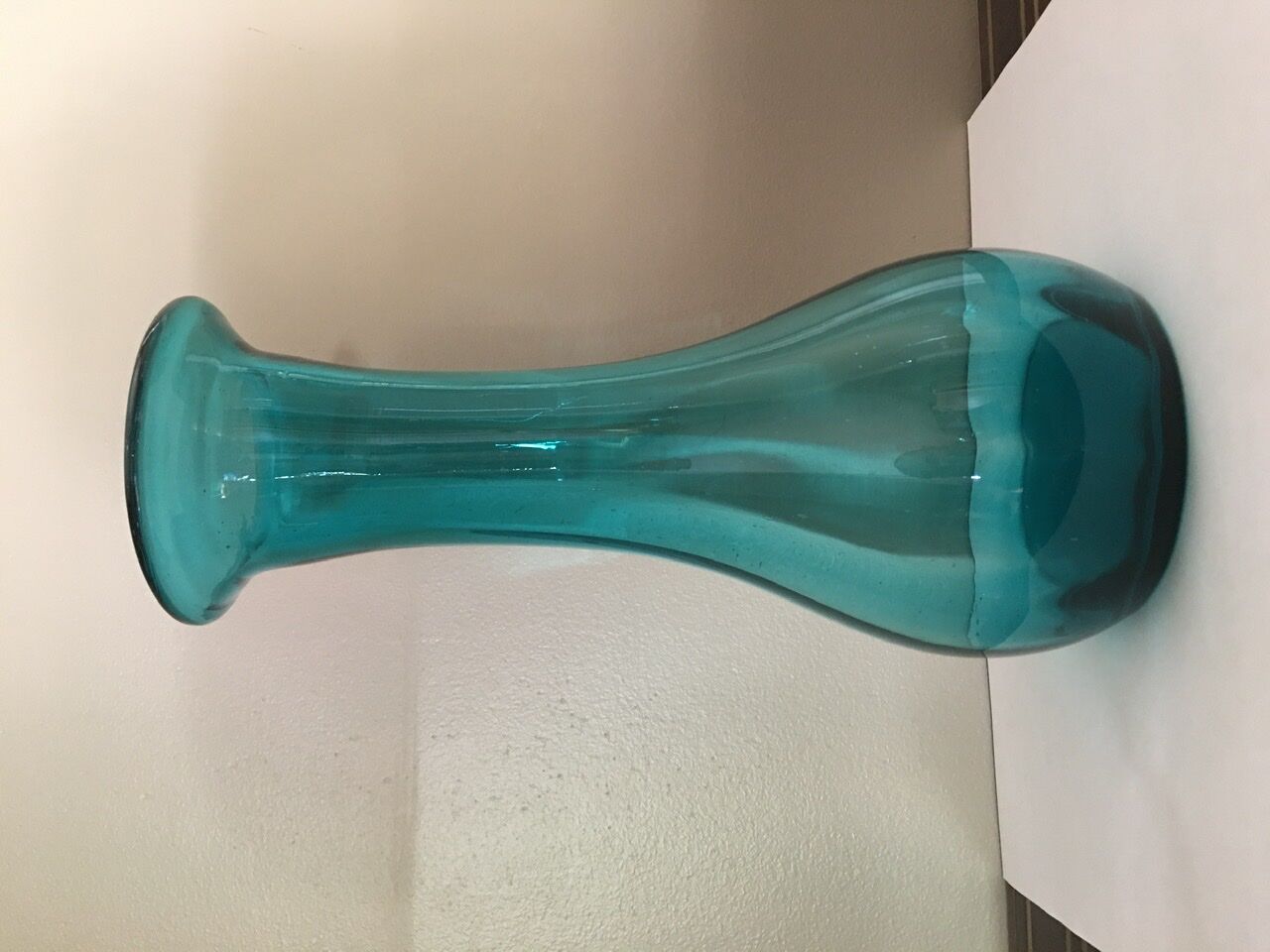 Old blue vase