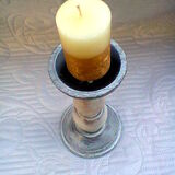 Wooden candlestick