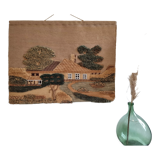 Weaving Vintage wool wall tapestry