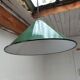 Industrial enamelled lamp