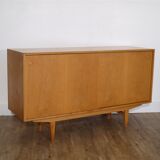 Minimalist Scandinavian sideboard in oak 1960