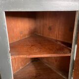 Hand-painted Italian corner cabinet