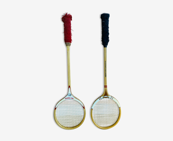 Set de 2 raquettes squash anciennes