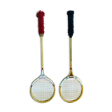 Set de 2 raquettes squash anciennes