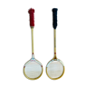 Set de 2 raquettes squash anciennes
