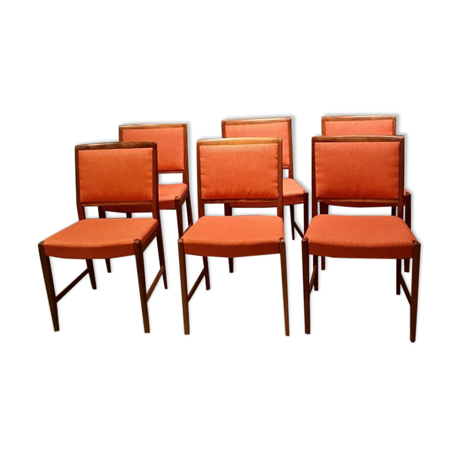 A Set Of Six Danish Chairs