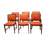 Un ensemble de six chaises danoises