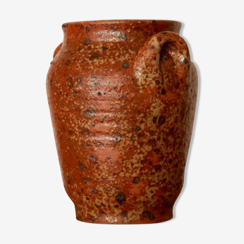 Rough style sandstone vase