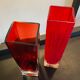Duo of vintage vases in glass paste 70s-80s