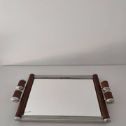 Plateau miroir Art Déco