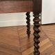 Old farm dining table Louis XIII turned wood