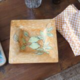 Empty lemon pocket appetizer dish Italy