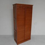 Vintage filing cabinet with roller shutters