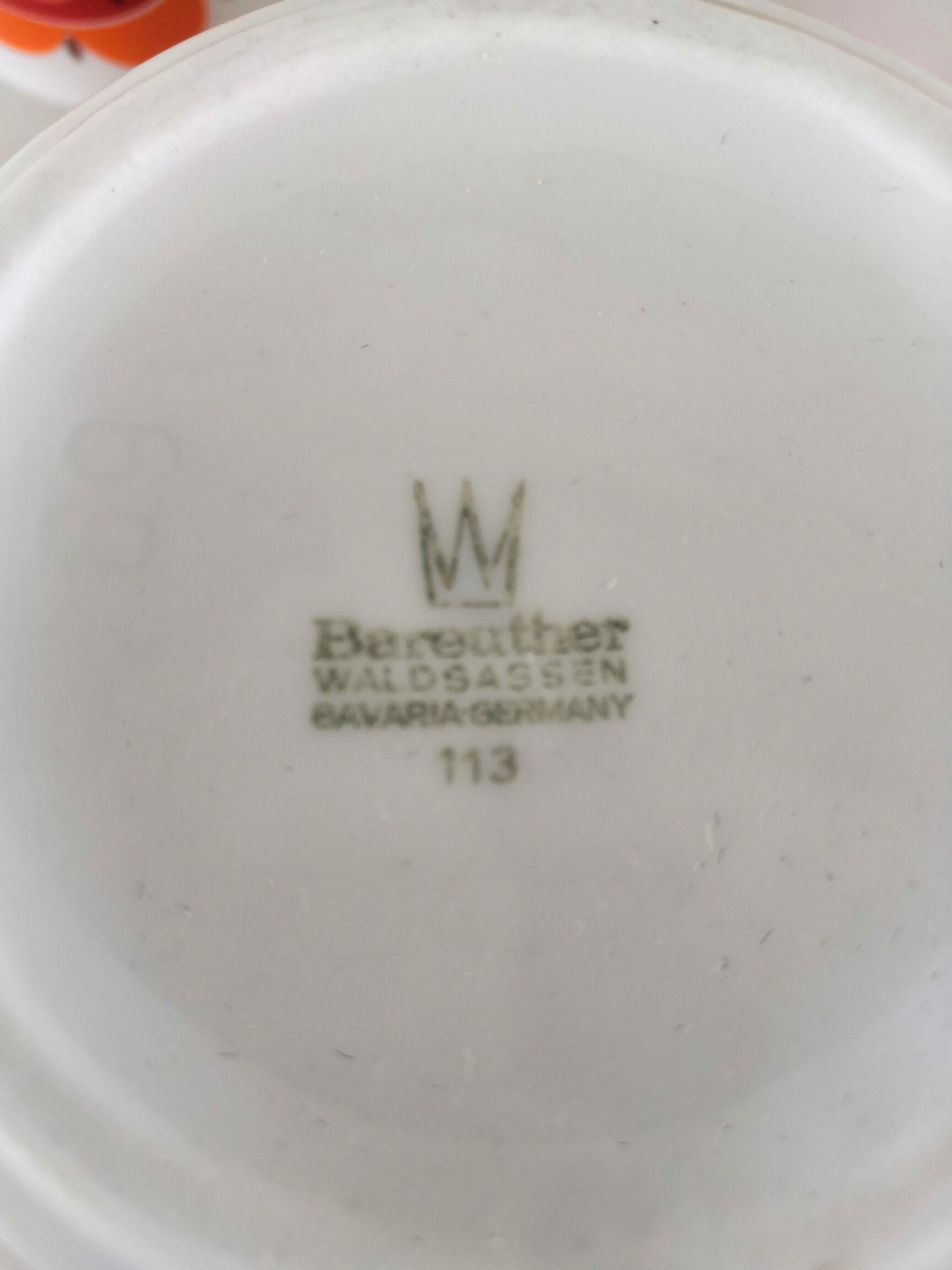 4 mugs Bareuther Waldsassen Bavaria design 70s