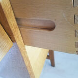 Vintage 1950 oak desk and oak grazing