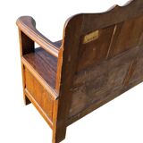 Small breton trunk bench with armrests