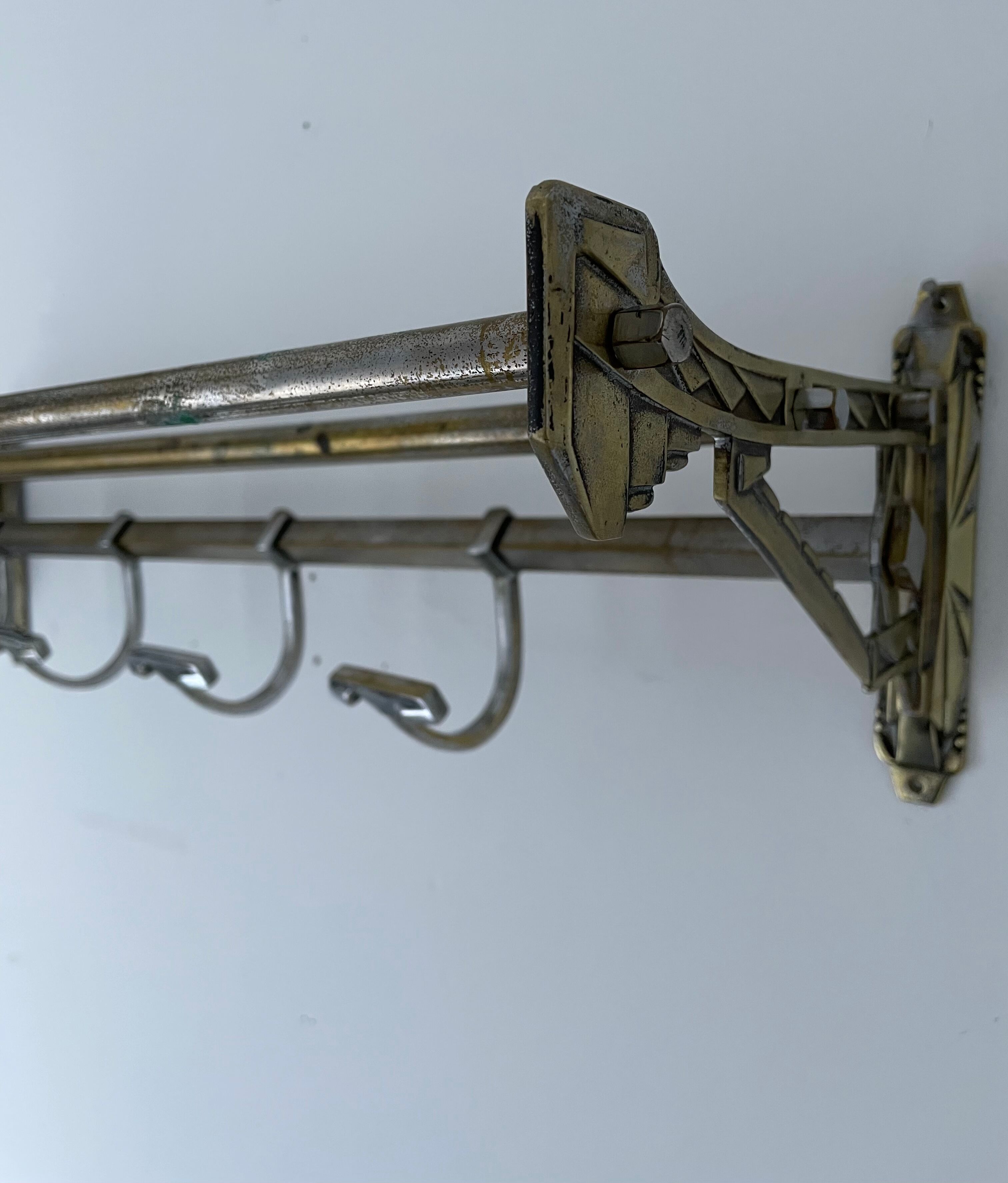 Art Deco coat racks / luggage racks