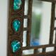 Mirror resin years 60 - 29X36cm
