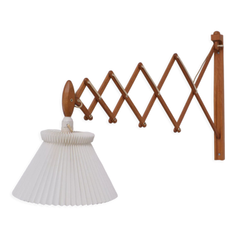 Le Klint Teak Scissor Wall Lamp 1950s Demark