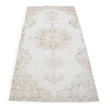 Small Vintage Geometric Wool Carpet sku 3218