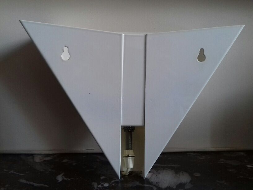 Lot of 2 ivory white appliques