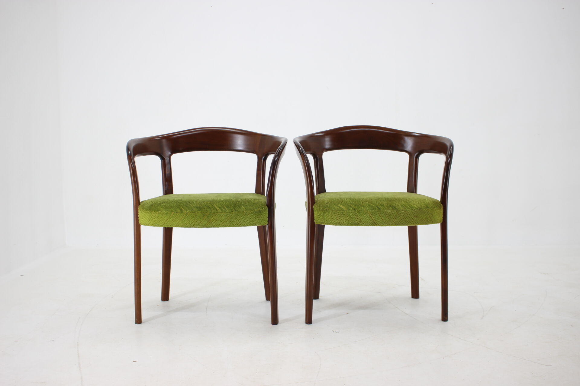 1960s Pair of Organic Armchairs