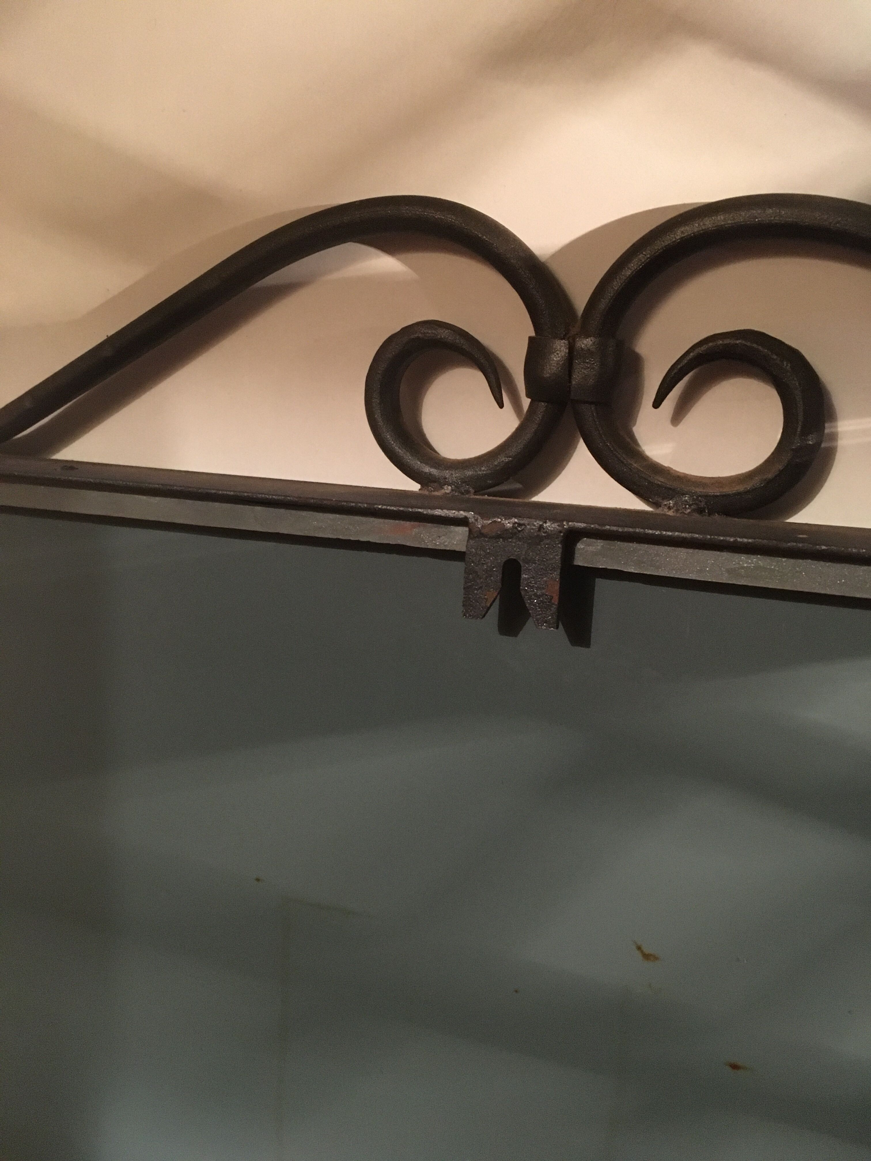 Wrought iron mirror 71x50cm