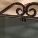 Wrought iron mirror 71x50cm
