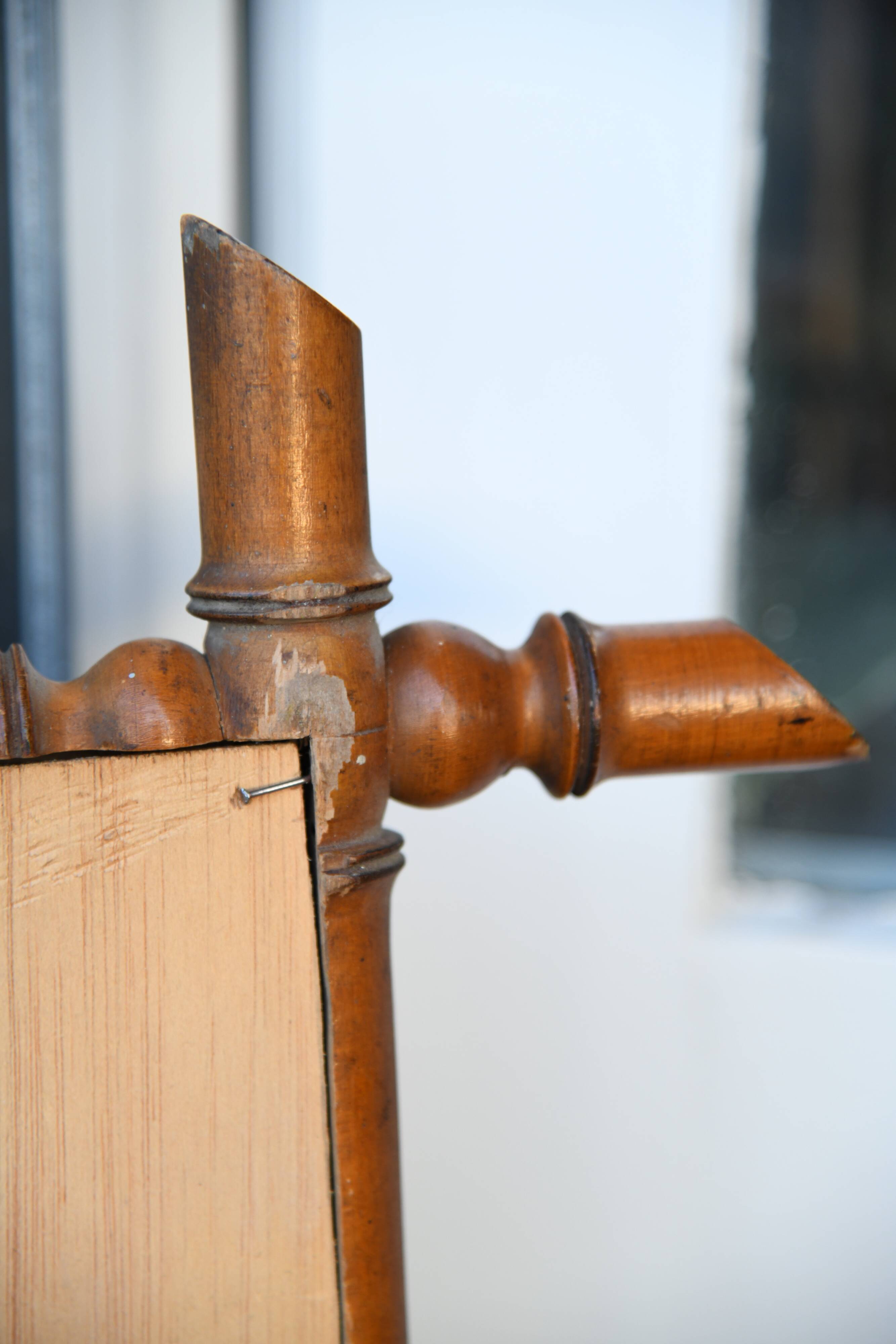 Vintage bamboo mirror