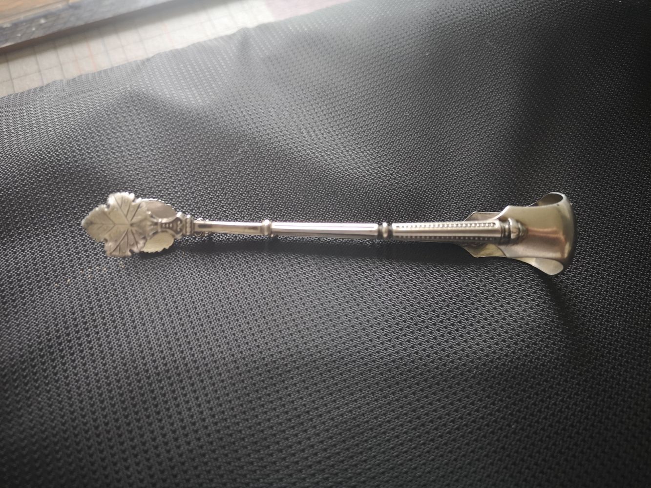 Sterling silver sugar tongs 19th century
