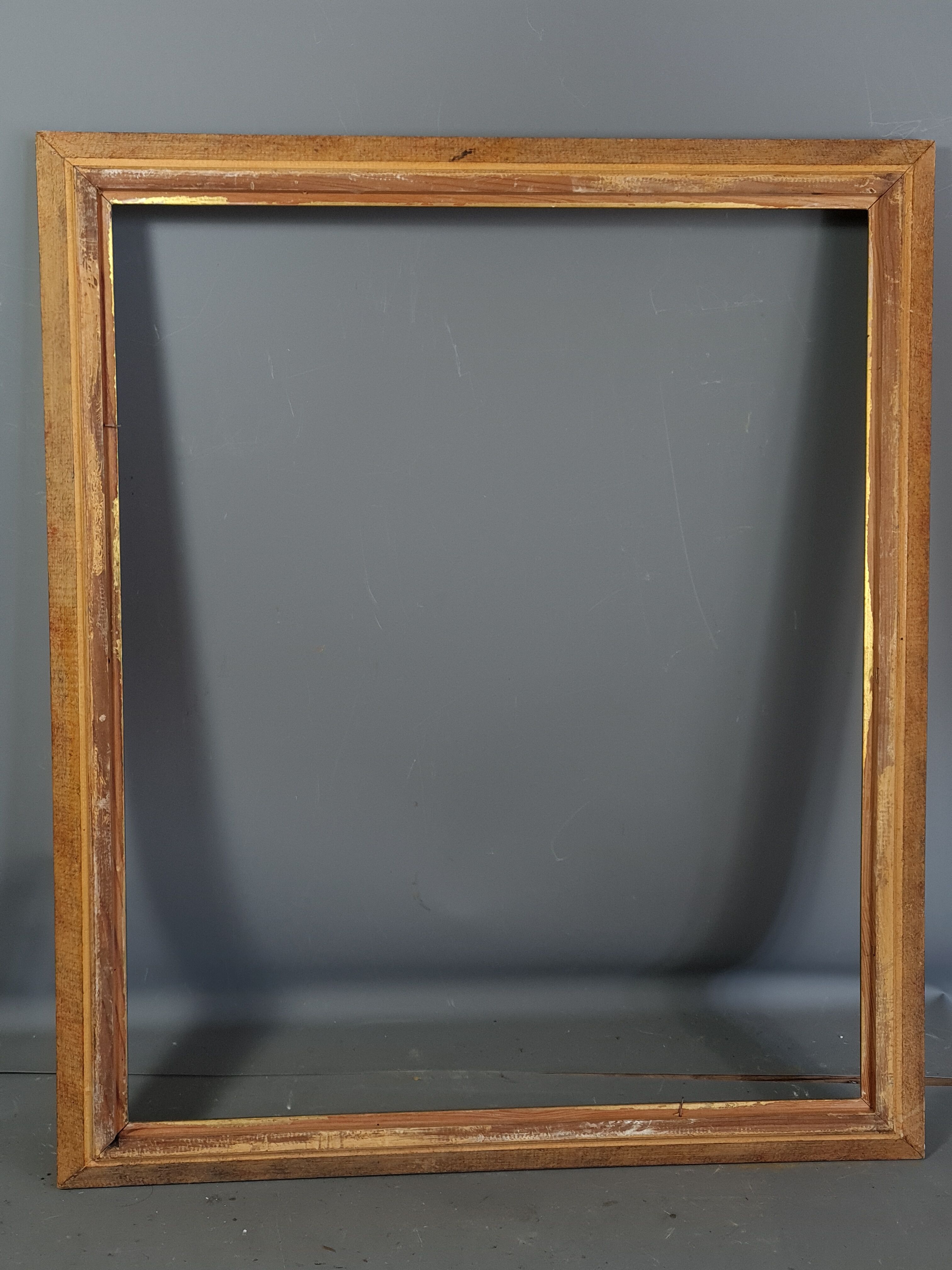 Frame 1930-1950 gilded wood gold leaf 80x68 cm foliage 70x58 cm SB