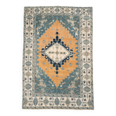 Tapis vintage Oushak extra large surdimensionné 11x16 pour salon, 348x495 cm