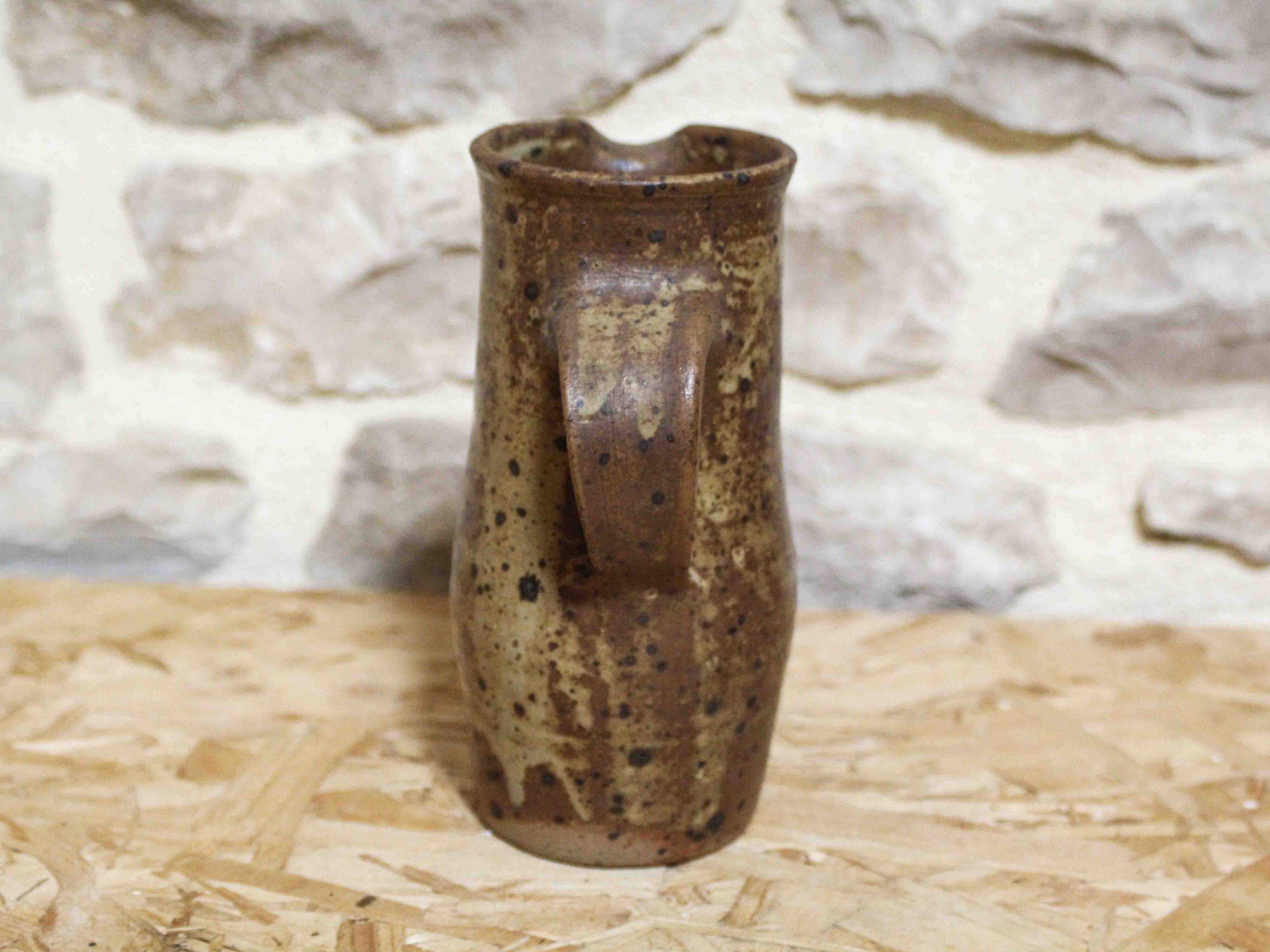 Pyrite stoneware pitcher
