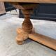 Oval table in solid oak