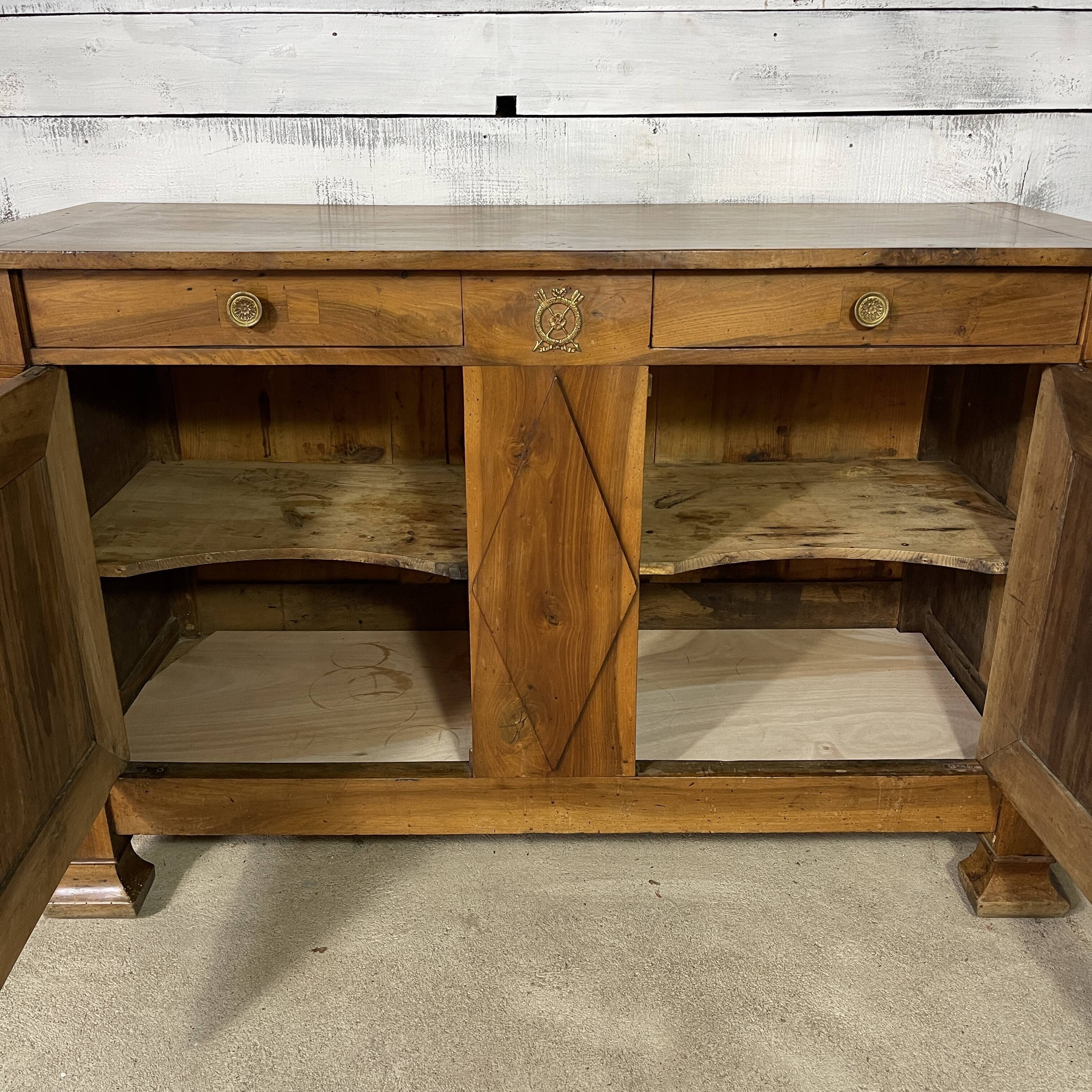 Old walnut buffet
