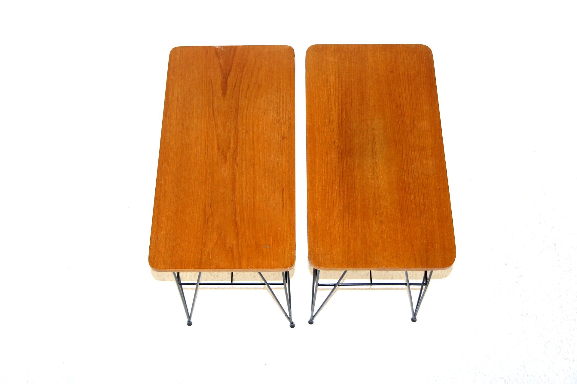 Set of 2 tables "Stringbord" in teak, Sweden, 1950