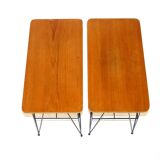 Set of 2 tables "Stringbord" in teak, Sweden, 1950