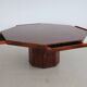 Octagonal dining ore conference table with drawers
