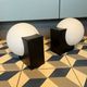 Pair of space age Amilux wall lights