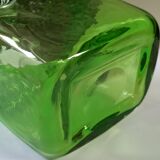 Blown glass bag vase