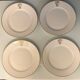 Service à thé en porcelaine (Limoges) 35 pieces monogrammè à liseré doré