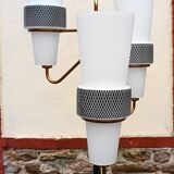 3-light floor lamp from Arlus from the 1950s