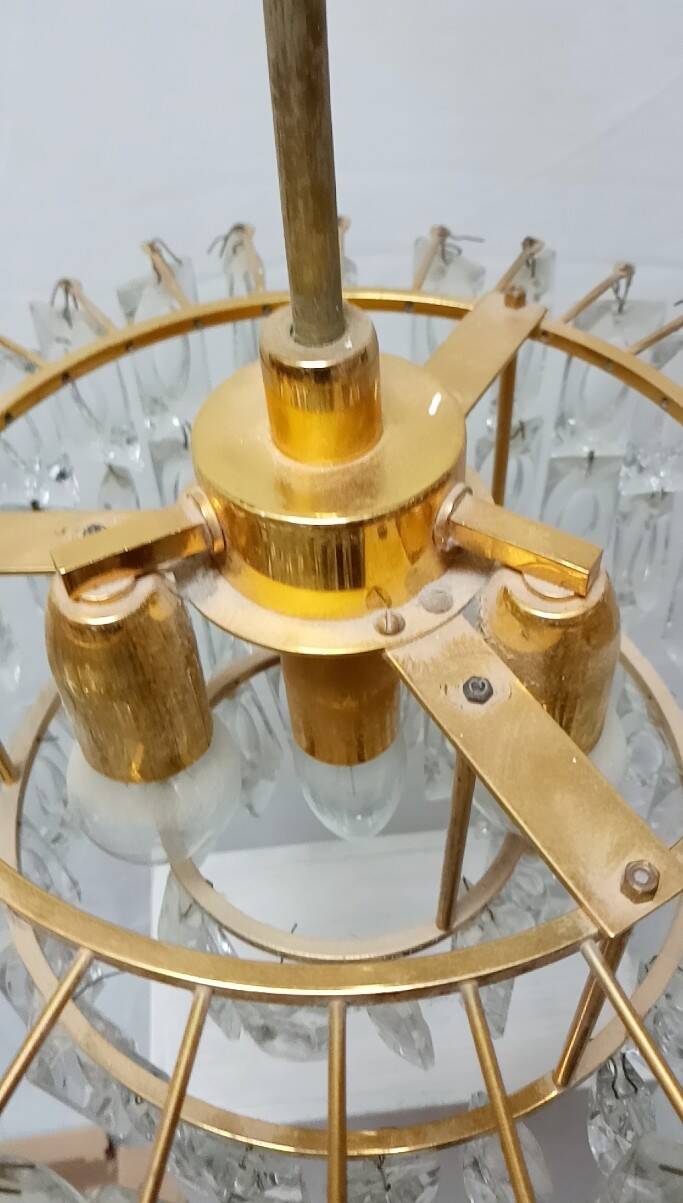 Chandelier by bakalowits & söhne, austria, 1960s