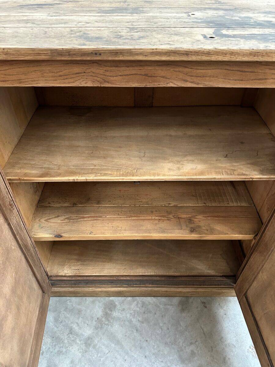 Early 20th-century oak workshop furniture