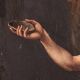 Paire de peintures anciennes sur ardoise, sujet religieux, XVIIe siècle