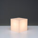 Plexi cubic lamp, Harco Loor, 80s, Netherlands
