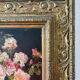 Bouquet of roses, oil on framed panel