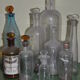 Lot old bottles